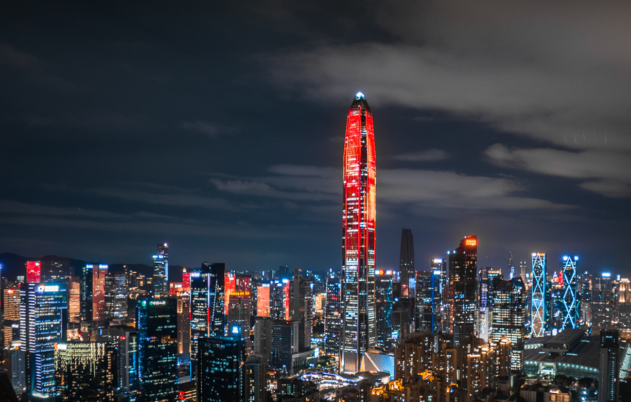 600米深圳第一高樓 —— 平安金融中心的燈光！