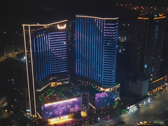北緯20度的海濱燈光，越南Muong Thanh Ha Long Centre