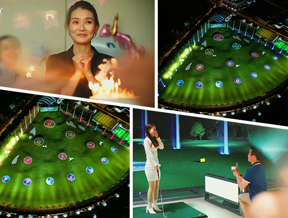 GOLF+無限玩法！高爾夫智能燈光互動控制系統(tǒng)等您來體驗